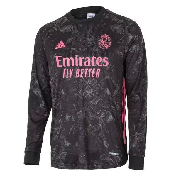 Tailandia Camiseta Real Madrid 3ª ML 2020/21 Negro